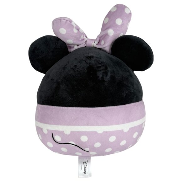 Disney Minnie Mouse Squishmallow Plush 10" Lavender Purple Polka Dot Toy - Picture 2 of 7